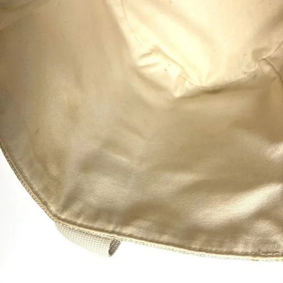 HERMES Saksaw PM Saksaw PM Bag Tote Bag Hand Bag Canvas Beige